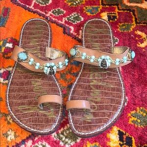 Sam Edelman beaded sandals size 8